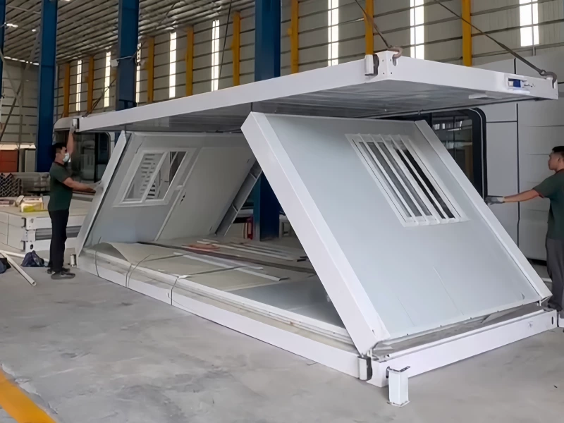 Modern Folding Container House Video