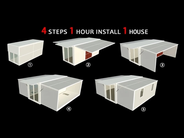 40ft Expandable Container House Installation and Precautions