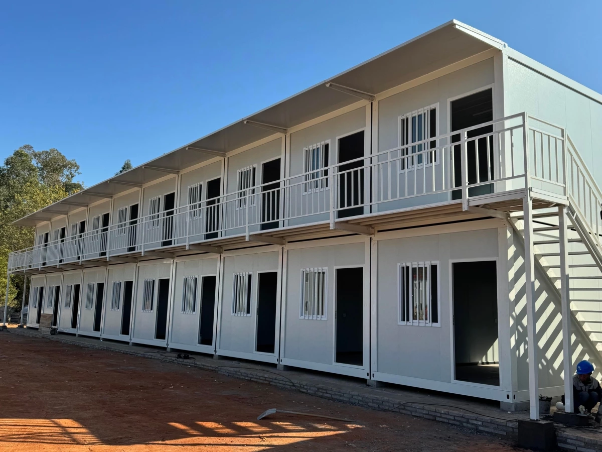 Folding Container Houses For Staff Cormitories in South Africa