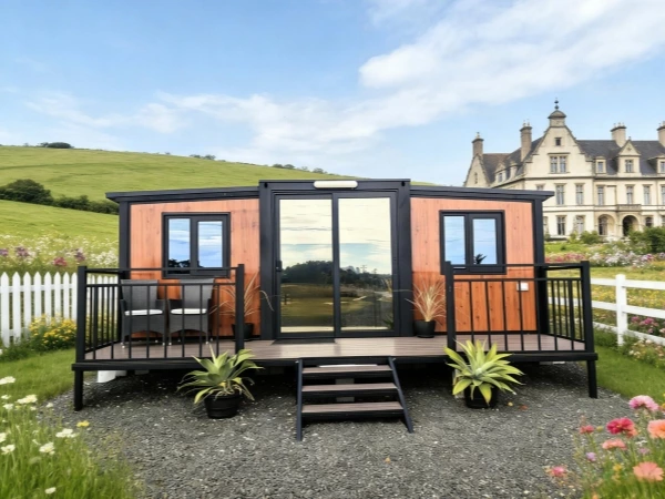 What locations are suitable for expandable container houses?