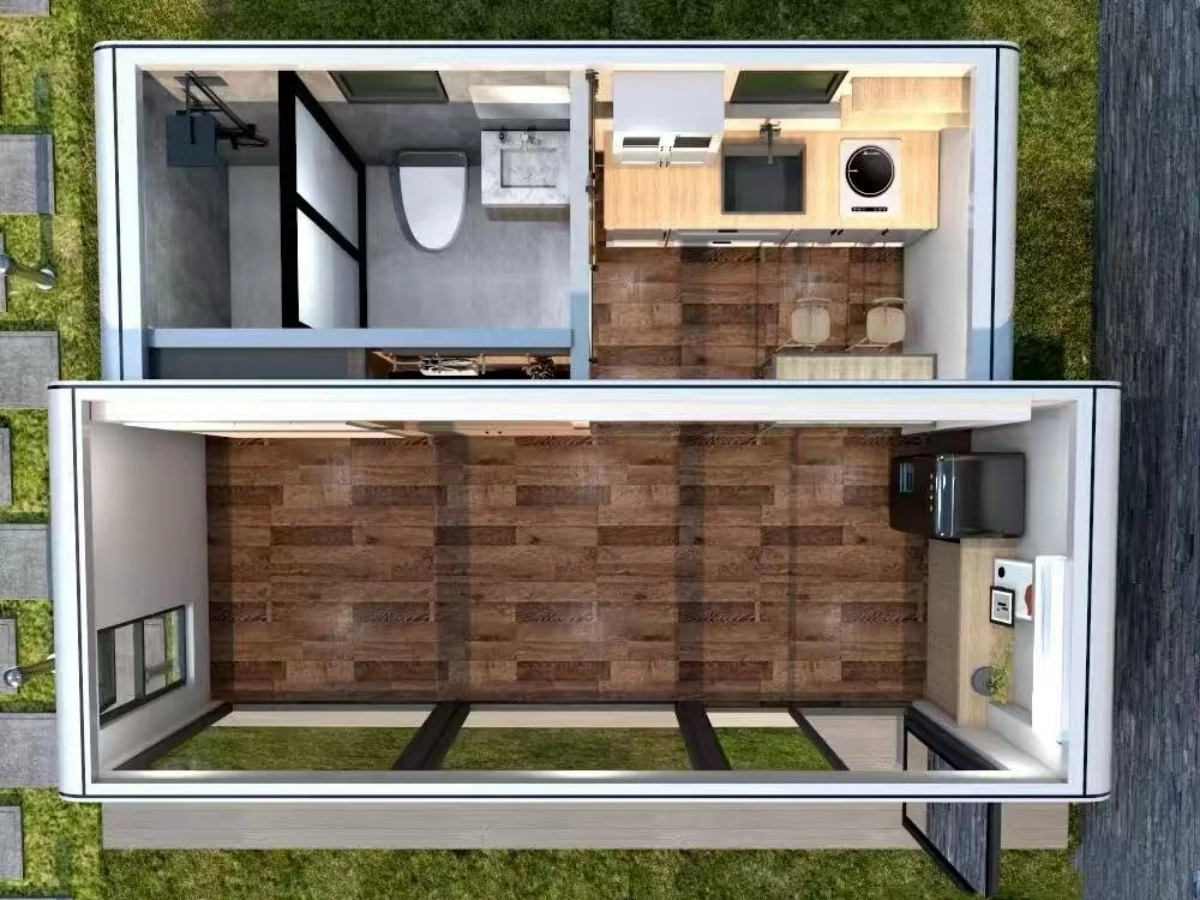 2-in-1 Apple Cabin Delivered to the USA