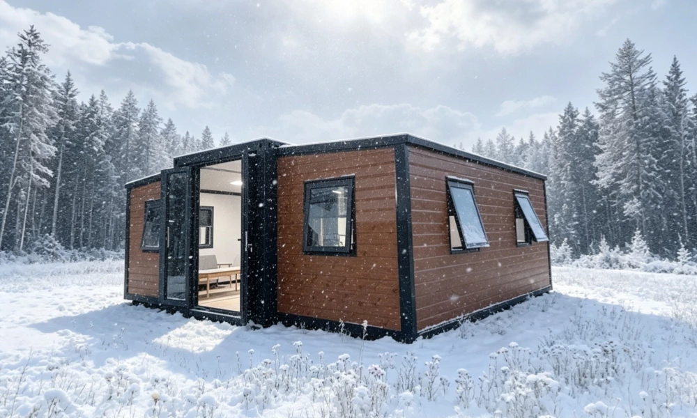 Built for the Cold: Expandable Container Homes Redefining Winter Living