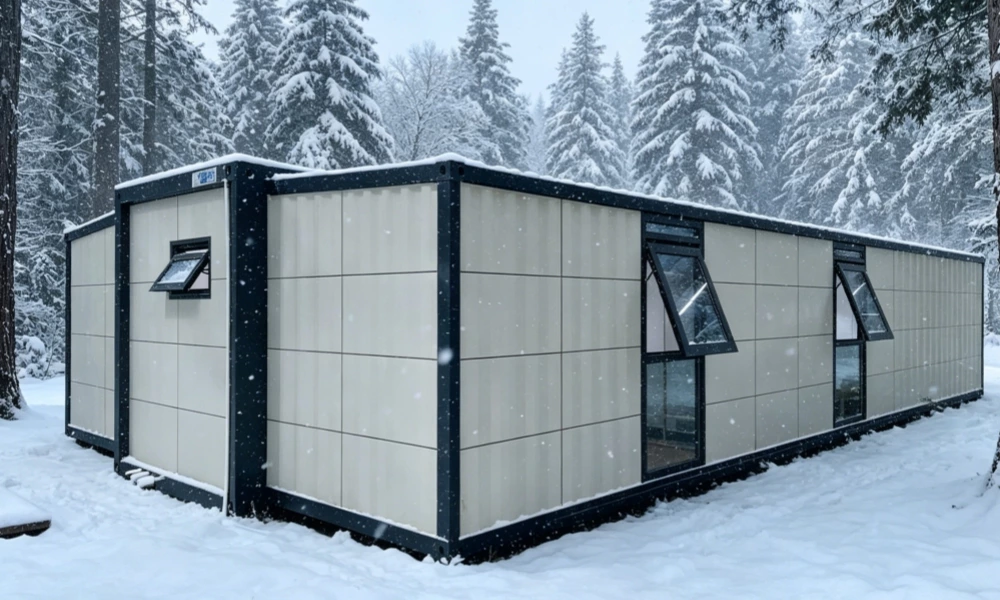 Built for the Cold: Expandable Container Homes Redefining Winter Living