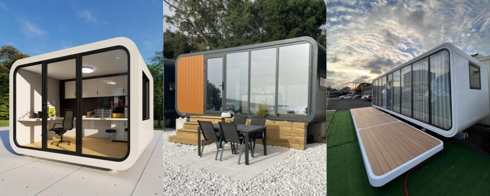 How does Apple Cabin go from custom design to delivery?