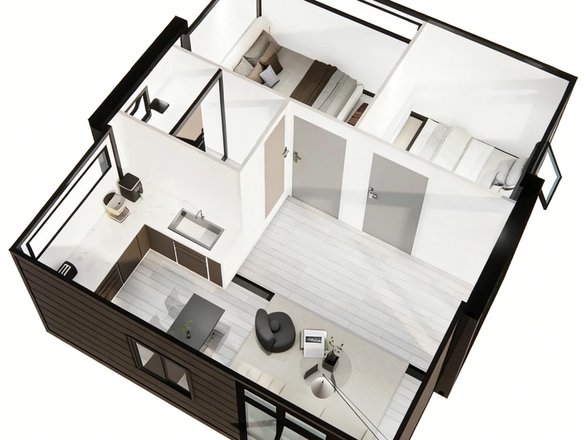 20ft Expandable Prefabricated Home in Australia